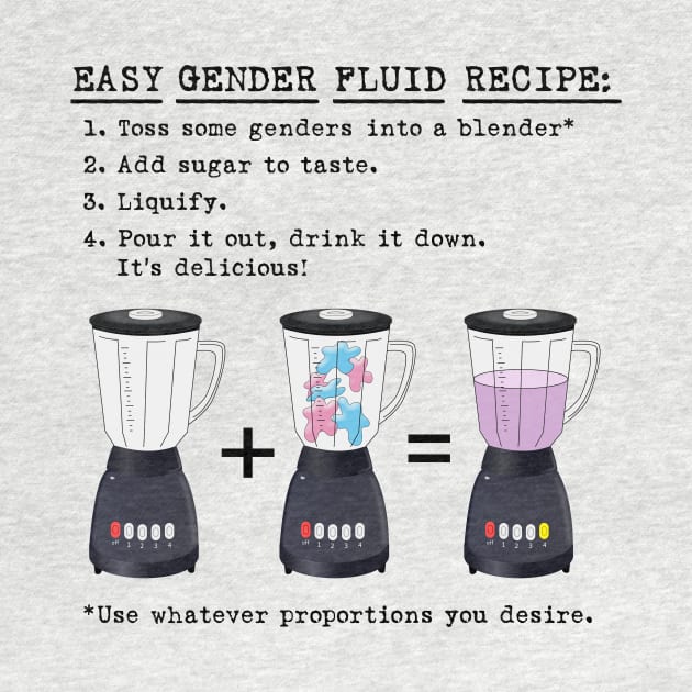 Easy Gender Fluid Recipe by stickmanifesto